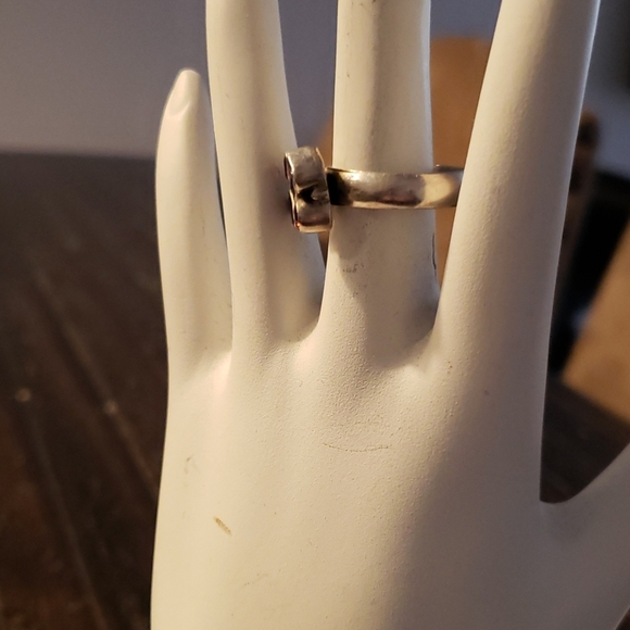 Vintage Sterling Silver Ring with beautiful stones - Picture 4 of 6